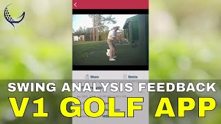 MIKE BENDER USES V1 GOLF APP FOR SWING ANALYSIS screenshot 4