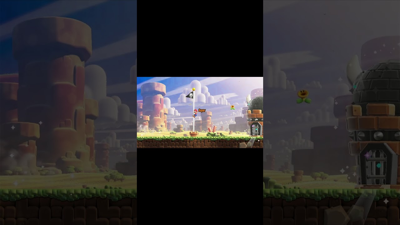 Super Mario Bros  Wonder W1 Secret Seed Bulrush Coming Through!