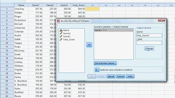 Recoding a Variable and Saving in a Different Column