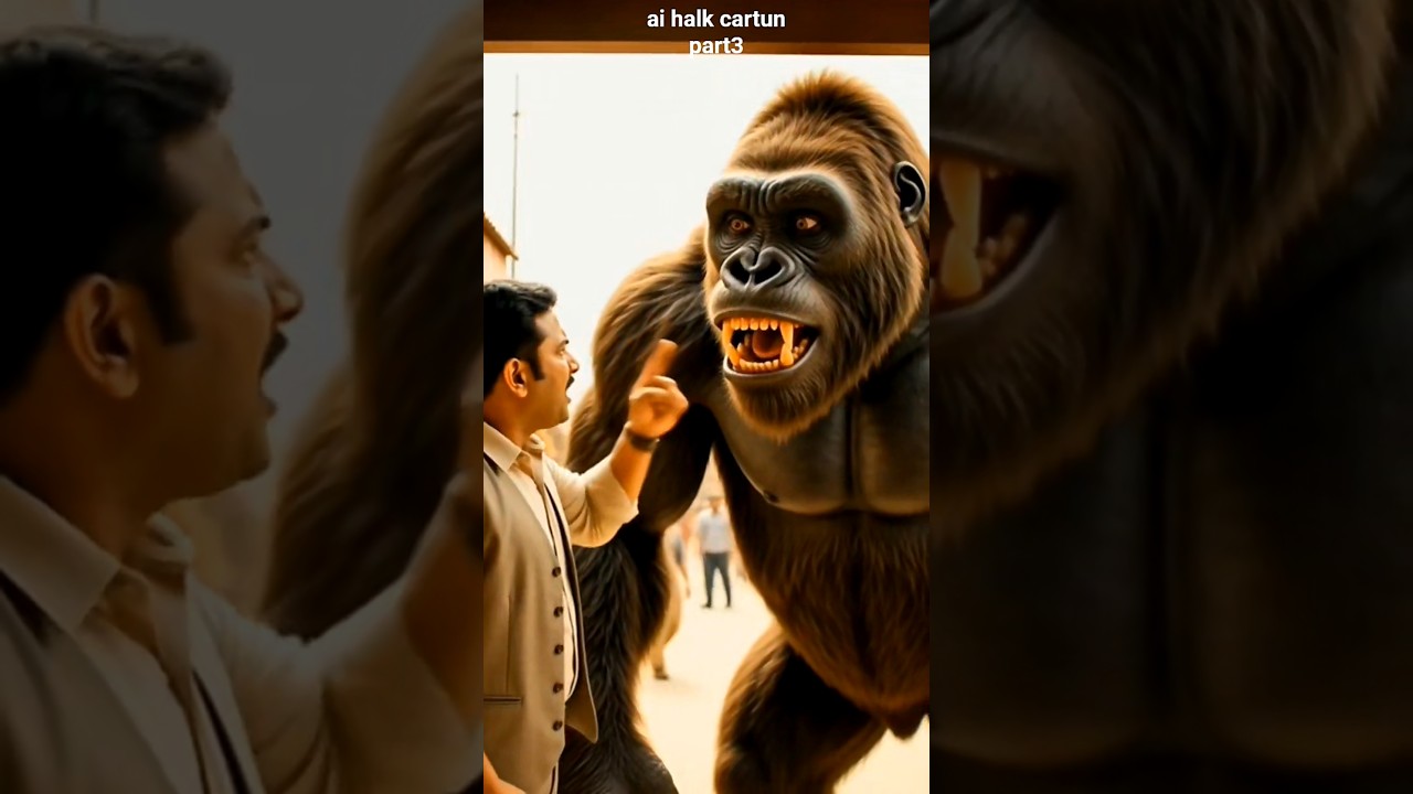 HALK AND KING KONG FIGHT 🤣হাল্ক আর কিং কং মারা মারি =헐크와 킹콩의 싸움 