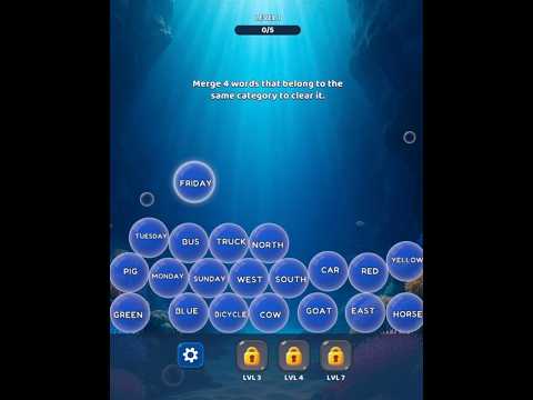 Bubble Word JamLevels 16-17-18-19-20