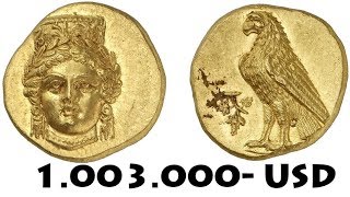 Çok Değerli Antik Yunan Roma Sikkeleri ve Define Kazısı Paraları Serisi | Ancient Coin Series Resimi