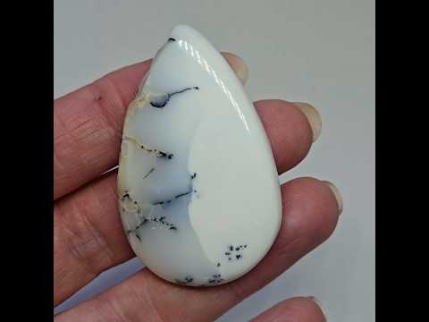 Дендроопал - кабошон 78 ct, видео 1