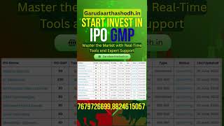 CURRENT IPO GMP