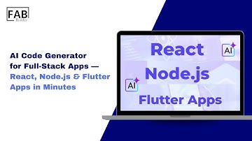 AI Code Generator for Full-Stack Apps — React, Node.js & Flutter Apps in Minutes