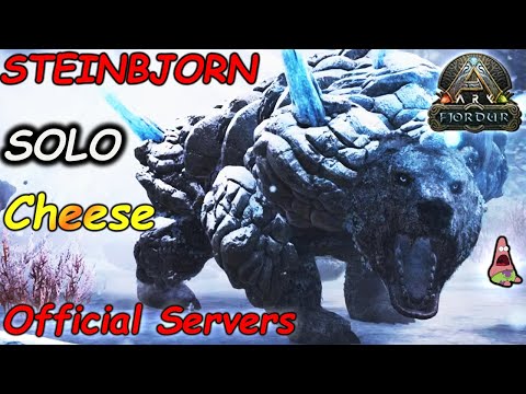 (UPDATED) How To Beat Steinnbjorn Ark EASY And SOLO | ARK FJORDUR Mini Boss Fight