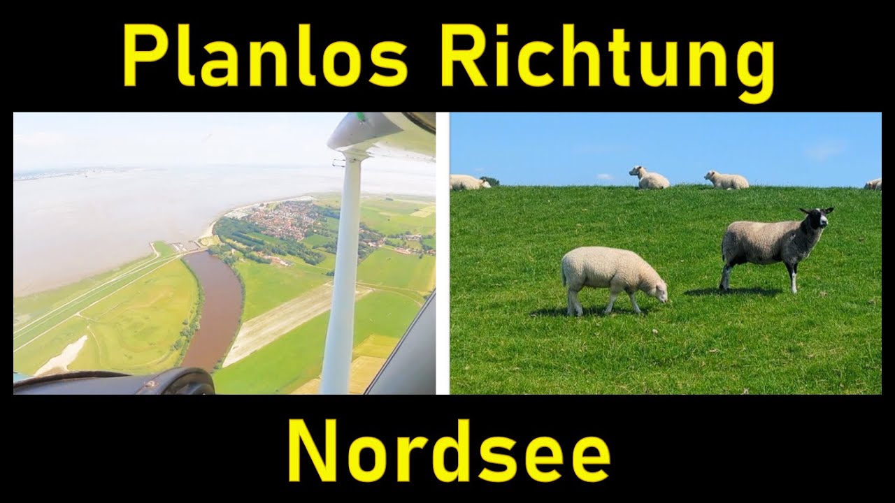 Flug nach Wilhelmshaven ✈ Nordsee-Ausflug Teil 1