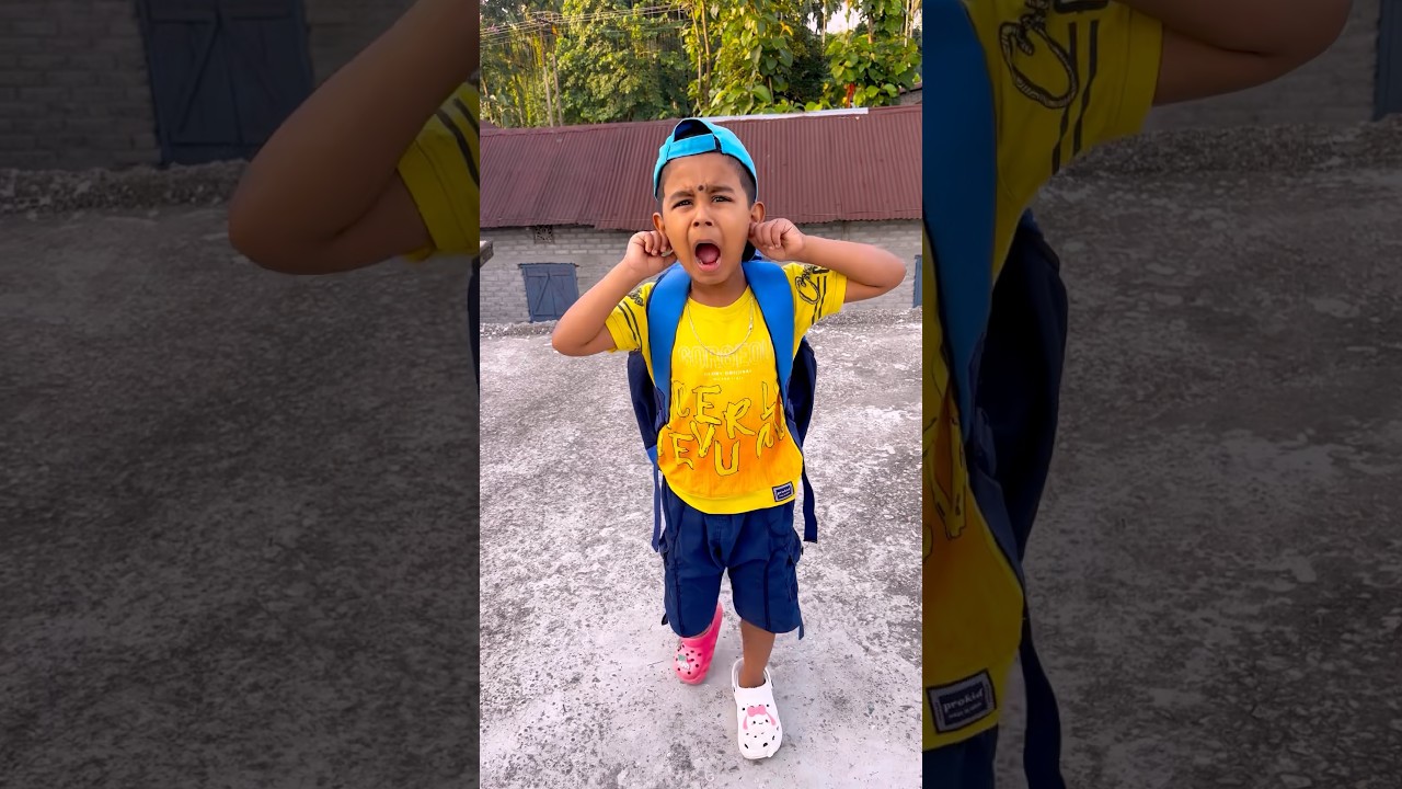 Babu put on Khushi’s slipper 😂😂comedy video #shortsfeed #reels #tranding #viral #shorts l