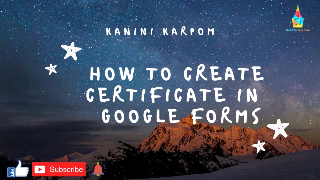 How to Create E-Certificate in Google Form just 5 Mins in Tamil ...