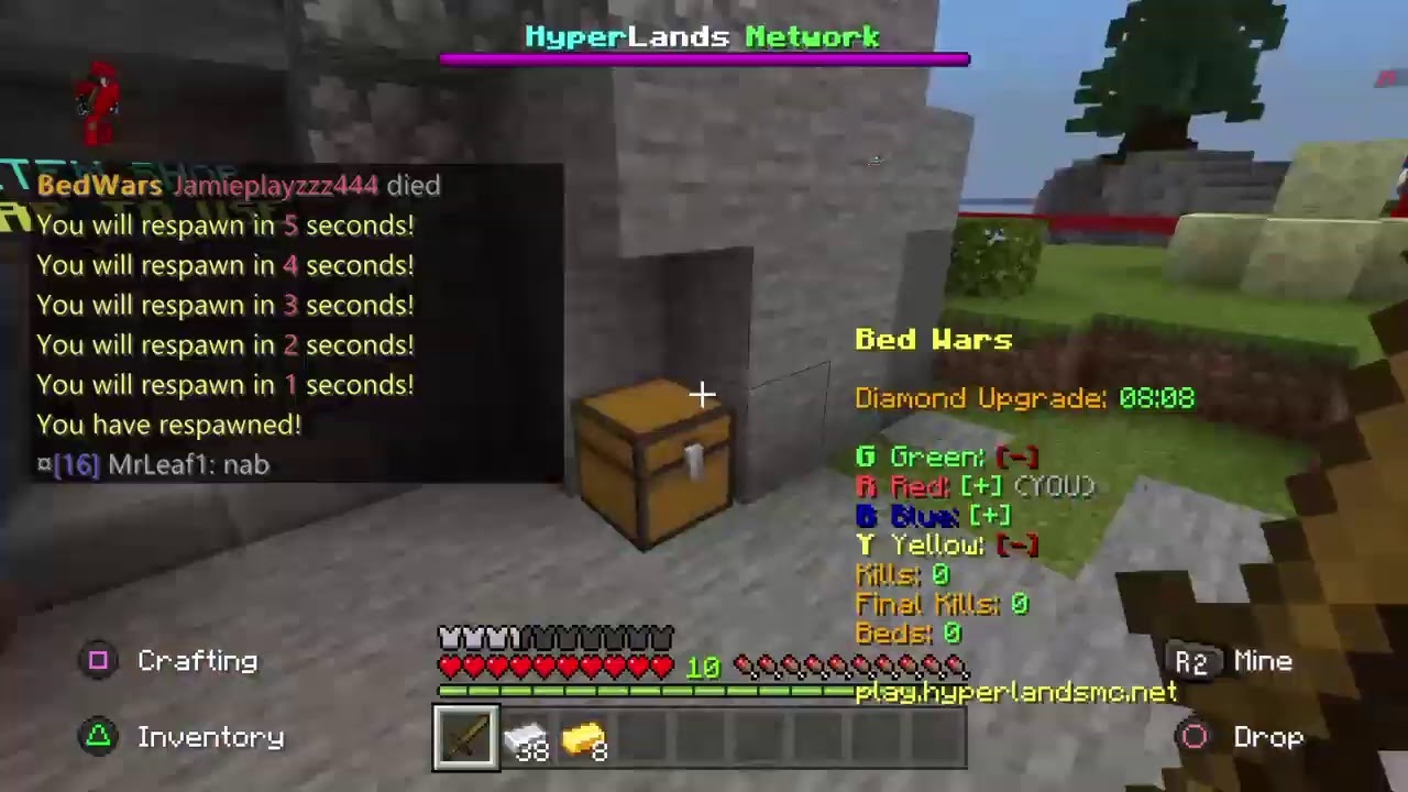 PS4 Minecraft Bedwars (English) Live - YouTube