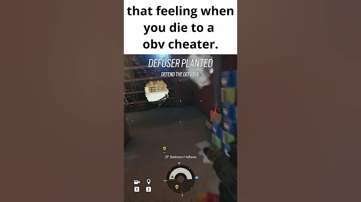 #shorts That Feeling When You Die To A Cheater In Siege! #r6 #gaming