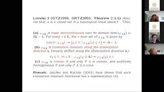 VA & OPT: Subdifferentials and Lipschitz properties of translation invariant functionals...