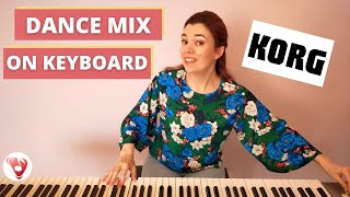 😃How to play Keyboard | Dance Music on keyboard | KORG 🎹