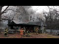 Bedford Fire Department: Structure Fire 1/9/2012, From RIT - to 1st In