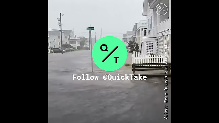 Tropical Storm Fay: Heavy Wind and Rain Triggers Flash Flooding in Parts of New Jersey