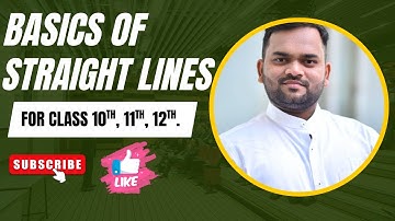 Straight Lines & Its Types Explained | Class 11| JEE & CET Foundation | Coordinate Geometry Basics