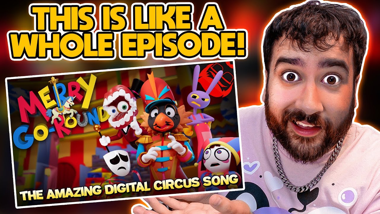 REACTION - The Stupendium - THE MERRY-GO-ROUND | The Amazing Digital Circus Song!