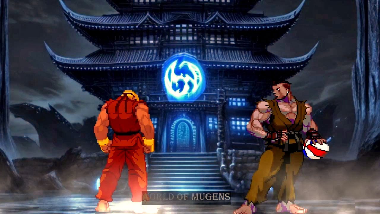 [Street Fighter Mugens] Dark Ryu Vs Dark Sean (Requested) - YouTube