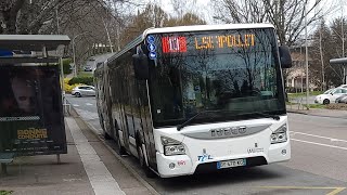 nous sommes sur la ligne 10 en direction L. serpollet sur le réseau de la TCL de Limoges