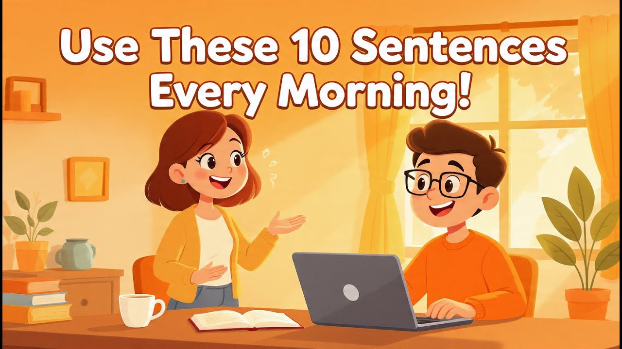 Sentence With Morning 10 Daily English Sentences You’ll Use Every Morning - YouTube