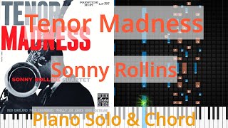 🎹Solo &amp; Chord, Tenor Madness, Sonny Rollins, Synthesia Piano