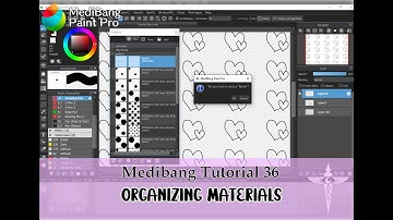 Medibang Tutorial 36: Organizing Materials