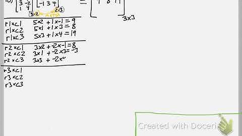 Math 111 : 10.4 part 1 #10 (Precalculus Tutorial : Matrices)