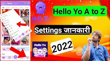 #helloyo  A to Z Settings Jankari 2022 !! Manishkey91