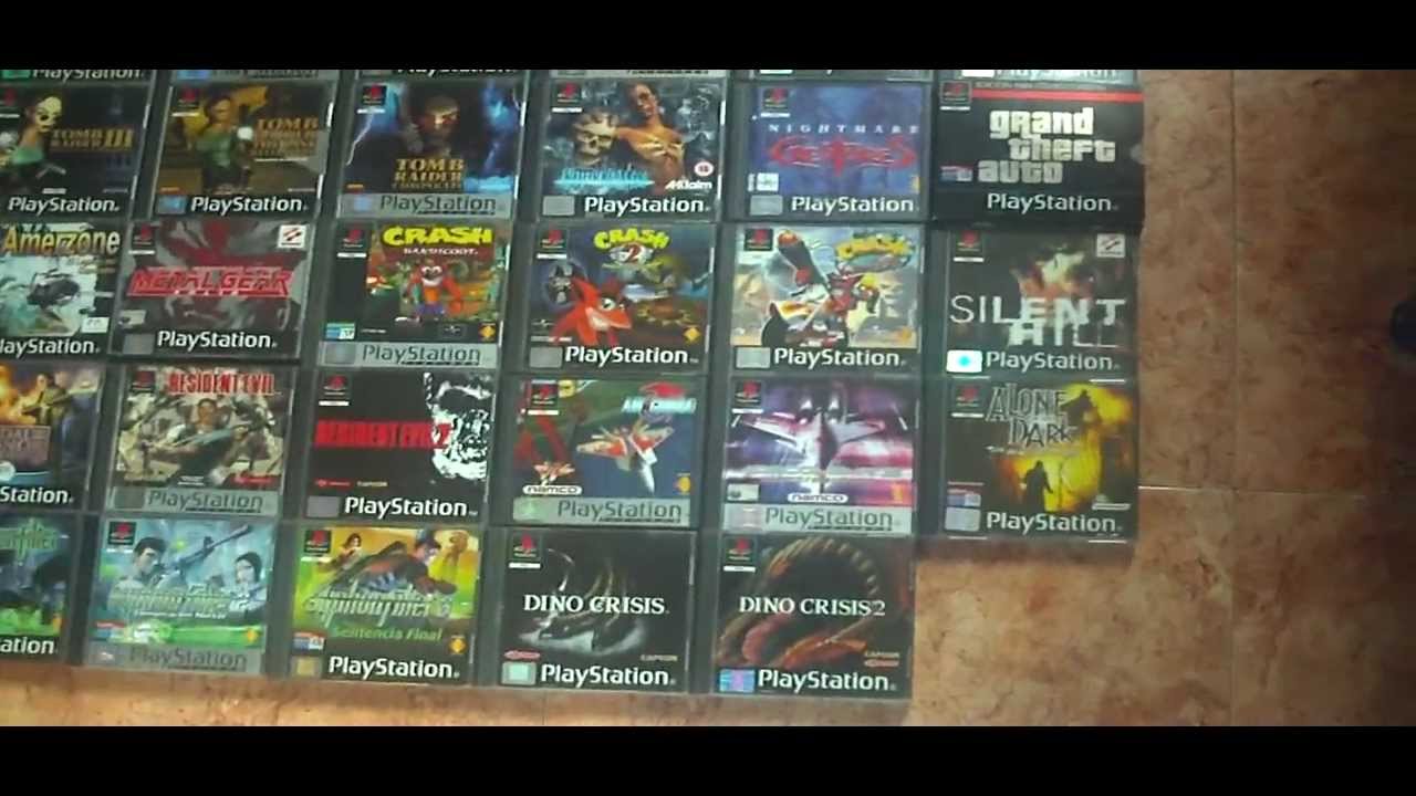 Mi Coleccion de Juegos de PS1 (2011-2012) - YouTube