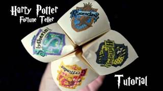 Harry Potter Fortune Teller Tutorial And Printable
