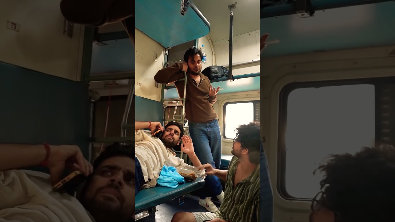 Waiting Ticket wale ka attitude #comedy #train #indianrailways