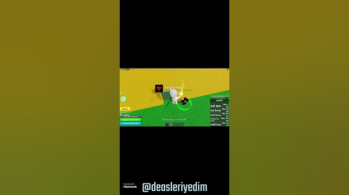 Blox Fruıt Çok Şanslı Random