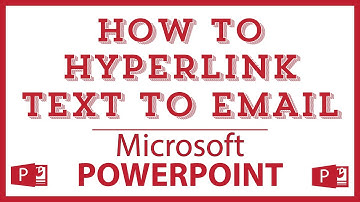 How To Hyperlink Text To An Email Address In Microsoft PowerPoint | Office 365 Tutorial