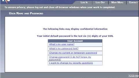 WebAdvisor 1:  Login instructions