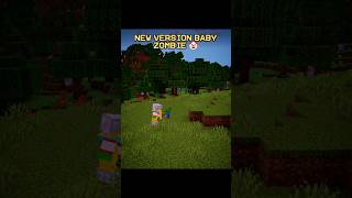 New Baby Zombie vs Old Version Baby Zombie in Minecraft