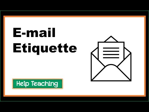 ⁣Email Etiquette: A Digital Skills Lesson