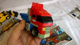 Optimus Prime Kre-o A4583 Transformers MODEL KIT LEGO STYLE REVIEW 2012