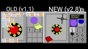 SafeCrack! Demo v1.1 VS v2.8 COMPARISON | LudParts Games
