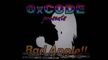 Bad Apple!! demo on the Acorn Electron