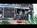 ZOOM LiveTrak L 8 live recording