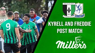 POST MATCH INTERVIEW - Kyrell and Freddie give their views following FA Cup victory against Enfield