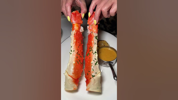 $185 King Crab Legs from Don's Prime at Fontainebleau in Las Vegas