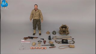 Unboxing video of DID XA80010 1/12 Palm Hero WWII US 2nd Ranger Battalion Series 1 Captain Miller