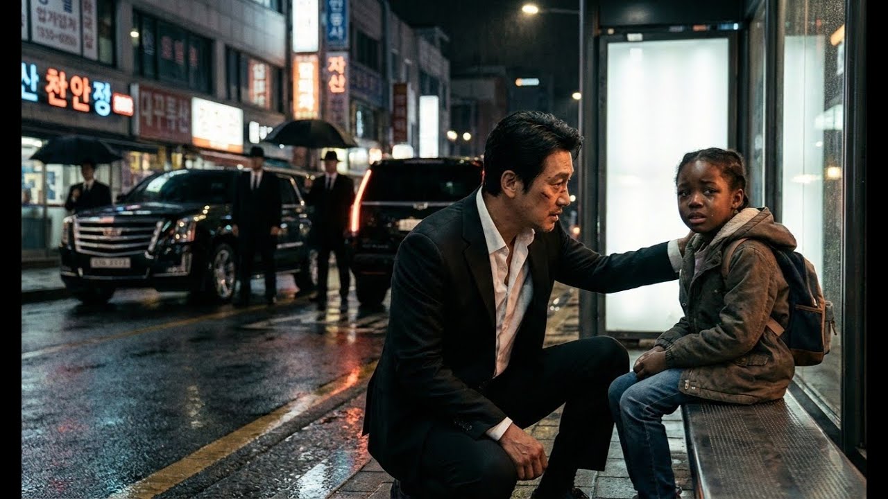 Mafia Boss Found a Little Girl Sitting Alone at a Bus Stop at Night—What happened next…