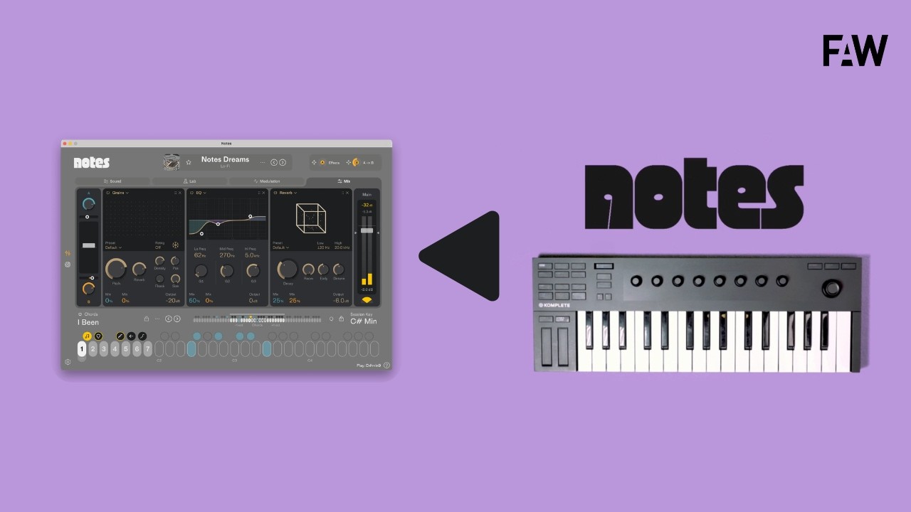 Future Audio Workshop「Notes」をMIDIキーボードで演奏しよう