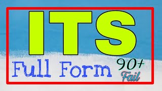 Its Ka Full Form Kya Hota Hai Its Ka Matlab Kya Hota Hai Its Full Form Nageshwar Prasad Vlogs