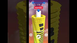 Stack Ball | Level 1 to 5 | Smashing Through Like a Pro! 🔥🏀 | #shorts #stackball #gaming screenshot 2