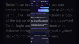 An #Android app that allows users to chat with an AI assistant in a messaging-style interface.