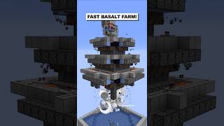 Fast Basalt Farm for Donut SMP and Vanilla! #shorts