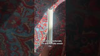This book wrecked me. #booktube